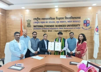 National Forensic Science University and National Law University signed MoU