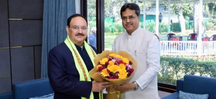 Tripura Chief Minister met BJP National President and Union Health Minister