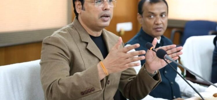 MP Biplab Kumar Deb chaired a “Disha” meeting