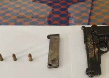 Police recover three rounds of bullets along with a pistol, one arrested