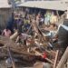 AMC Demolished illegally constructed roads and temporary shops