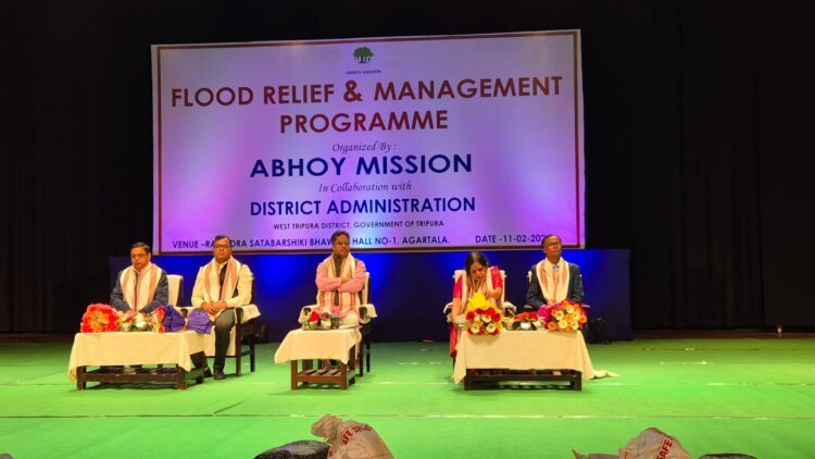 West Tripura district organizes relief distribution program