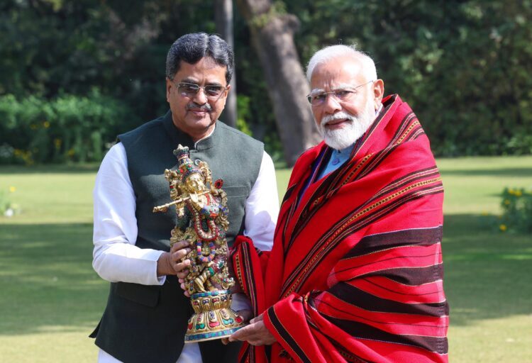 Tripura Chief Minister Prof. (Dr.) Manik Saha Meets Prime Minister Narendra Modi in New Delhi