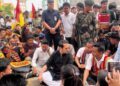 Protests for Roman Script Recognition Disrupt Life in Tripura