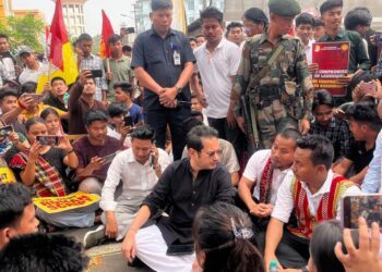 Protests for Roman Script Recognition Disrupt Life in Tripura