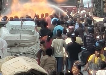 Fire erupted after gas pipeline ruptured