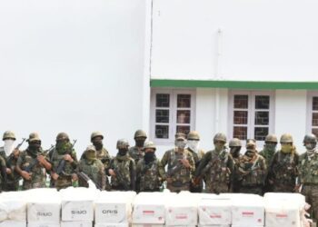 Assam Rifles and Customs Department jointly seizure of 195 cartons of foreign cigarettes