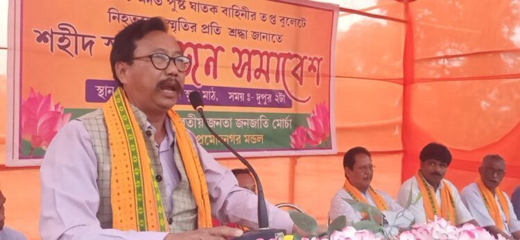 Congress and Communist History Will Be Erased from Tripura, Says MDC Bidyut Debbarma