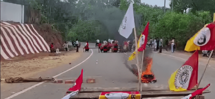 National Highway Blockade in Tripura Causes Widespread Disruption