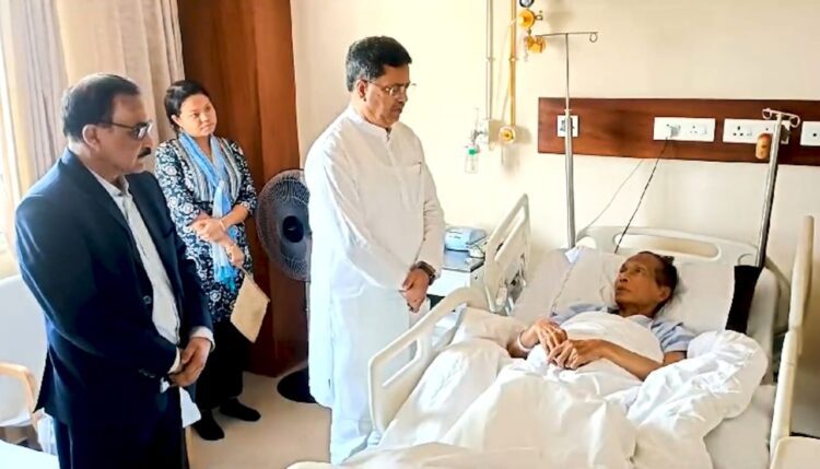 Chief Minister visits TIPRA Motha Party President at Private Hospital