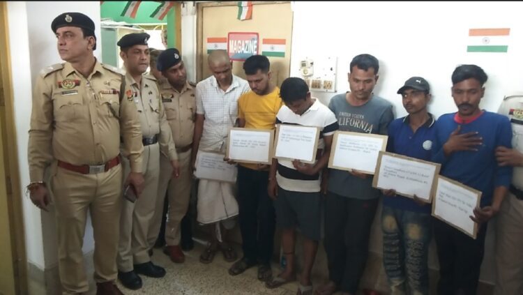 East Agartala Police detains eight drug peddlers