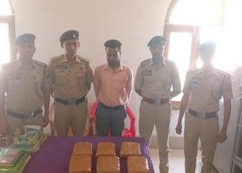 Young Man Detained for Alleged Cannabis Smuggling at Udaipur Station