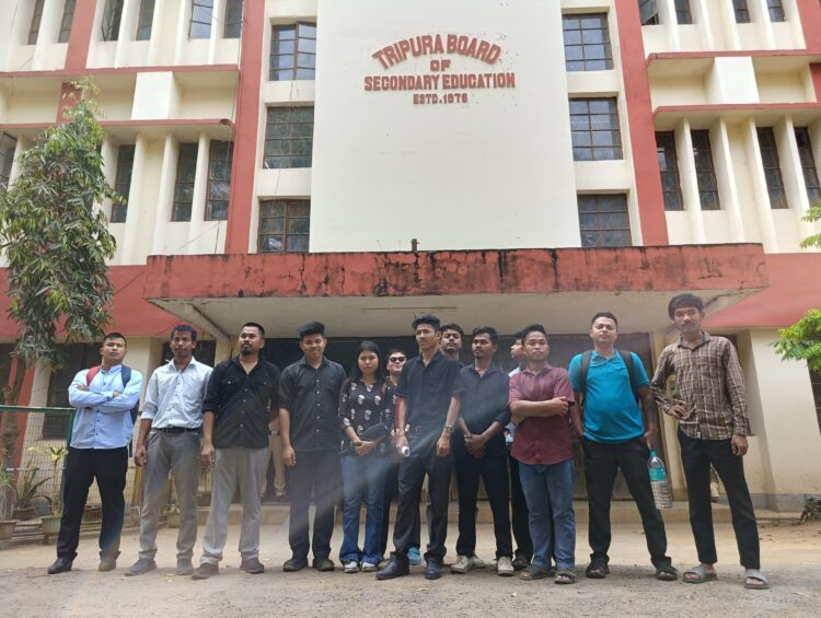 TISF stages deputation demanding the use of Roman script for Kokborok language