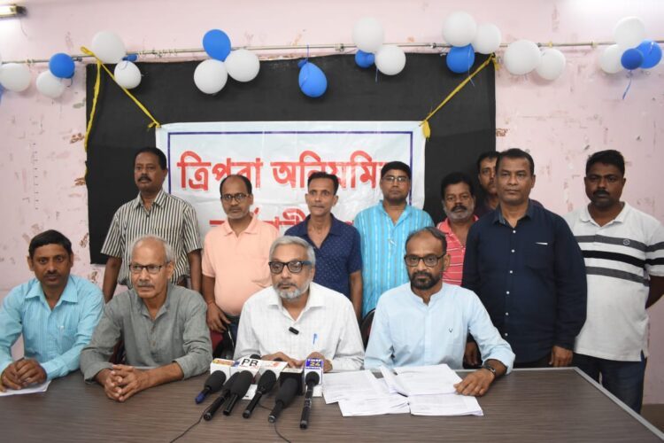 Tripura Irregular Employees Forum Threatens Protest Over Regularization Demands