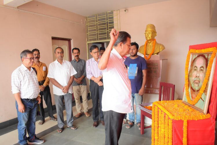 CPI(M) observes martyrdom day and anti-terrorism day of former Health Minister Bimal Sinha