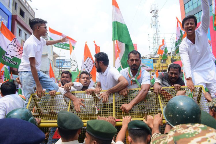 Protests Held Across Tripura as Part of ‘Save the Constitution Campaign’