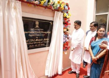 CM lays foundation stone for new Civil Hospital in Agartala