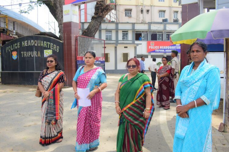 Tripura Pradesh Mahila Congress Submits Deputation to DGP Over Women’s Safety Concerns