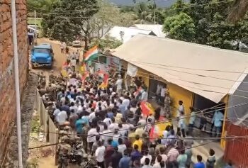 Protests Erupt at Belonia Ballamukha Border Over Dam Construction
