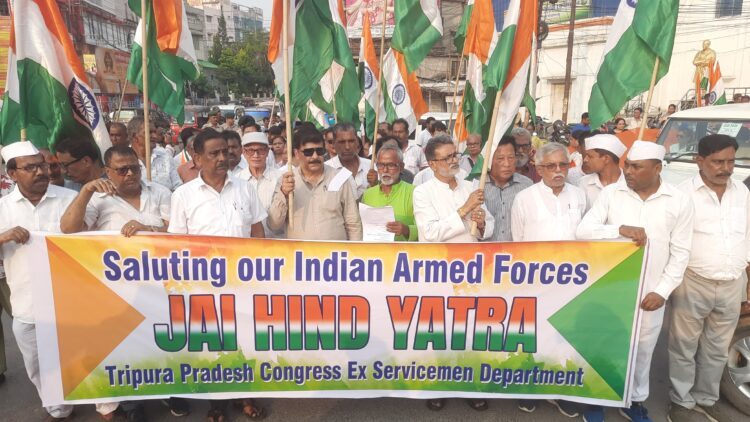 Tiranga Rally in Agartala Pays Tribute to Indian Soldiers