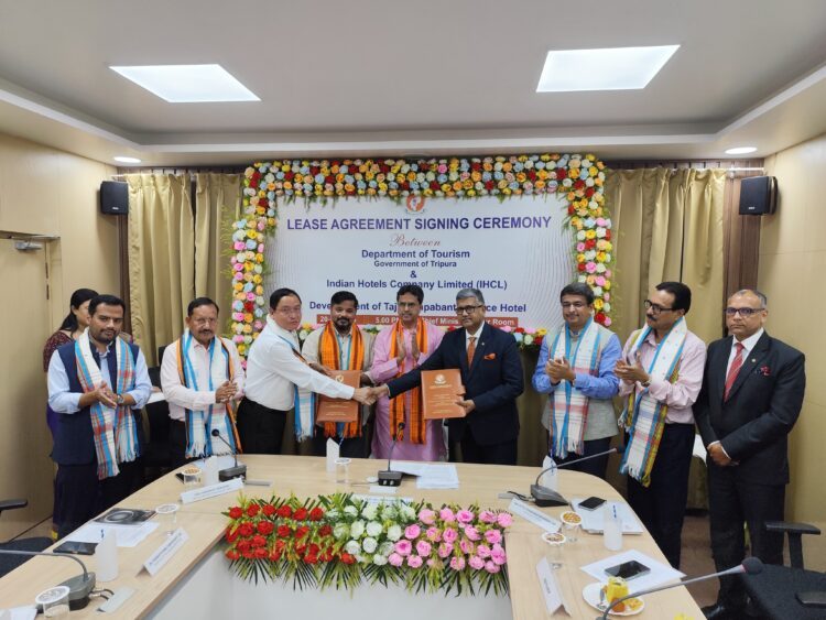 Tripura Govt Signs Lease Deal with IHCL to Develop ‘Taj Pushpabanta Palace Hotel’