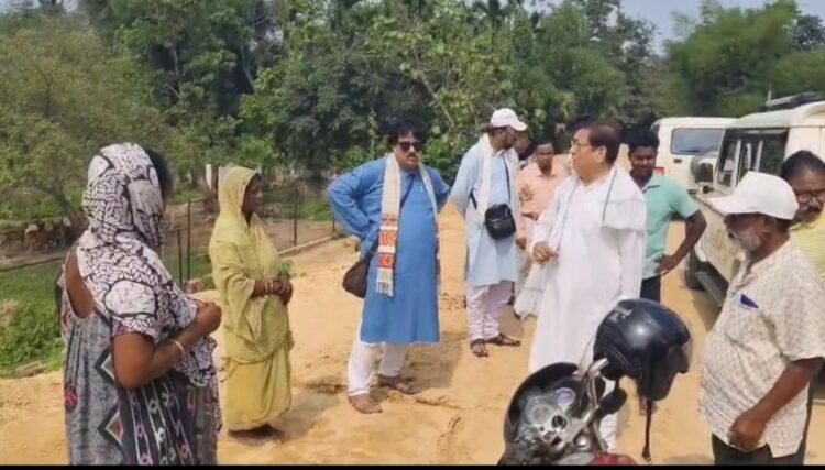 Congress MLA Raises Alarm Over Substandard Manu River Embankment Work
