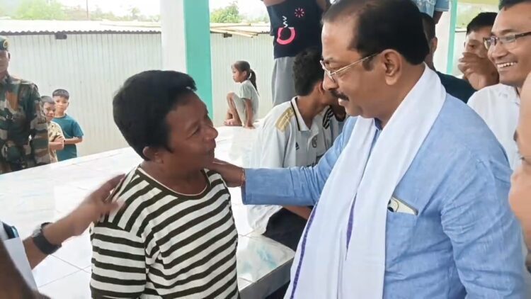 MP Rajib Bhattacharjee Reviews Bru Resettlement Progress