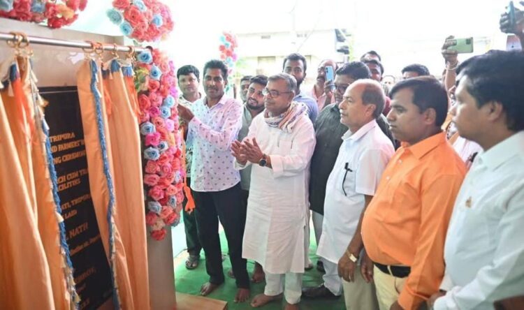 Tripura Agriculture Minister Lays Foundation for Key Rural Projects in Gomati