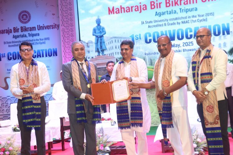 Governor Indra Sena Reddy Attends MBB University’s First Convocation in Agartala