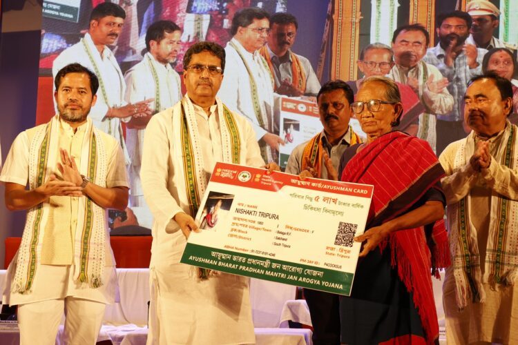 CM Manik Saha Inaugurates 19 Projects Worth ₹32 Crore in South Tripura