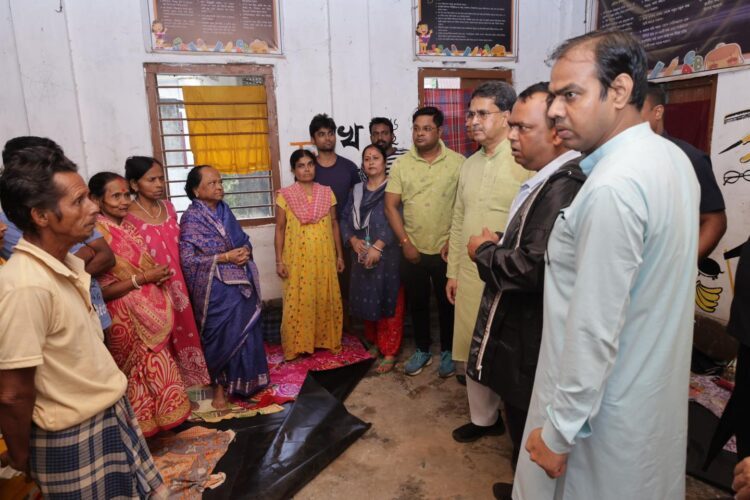 Tripura Chief Minister Visits Relief Camps Amid Flooding Concerns