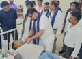 Minister Sushanta Chowdhury Inaugurates Mega Blood Donation Camp in Agartala