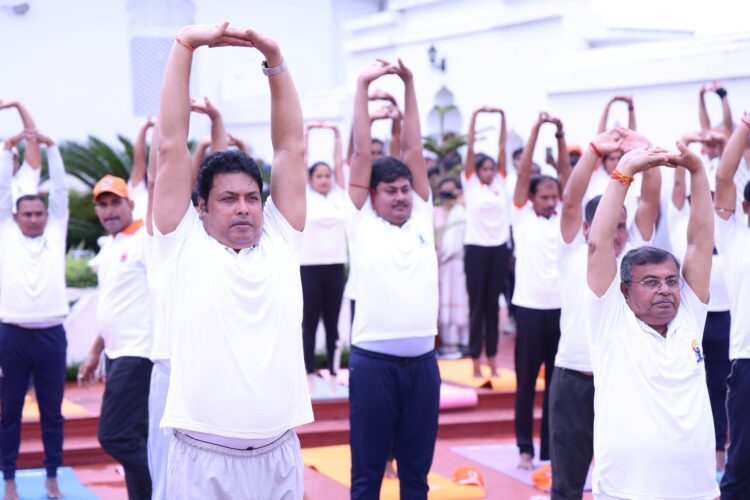 MP Biplab Deb Allocates ₹53 Lakh for Indoor Yoga Stadium in Nalchar