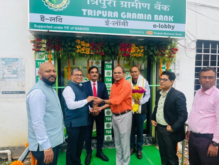Tripura Gramin Bank Unveils Solar-Powered E-Lobby at Abhoynagar Branch
