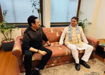 Tripura CM Dr Manik Saha Meets Bollywood Icon Kumar Sanu During Bihar Visit
