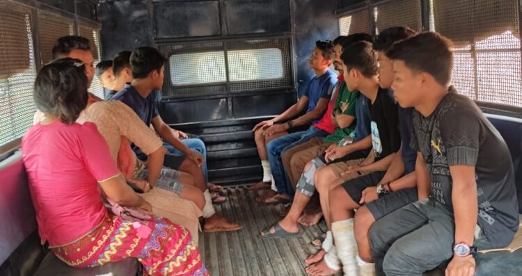 13 Suspected PCJSS Members Detained Near Agartala, Handed Over to MTF