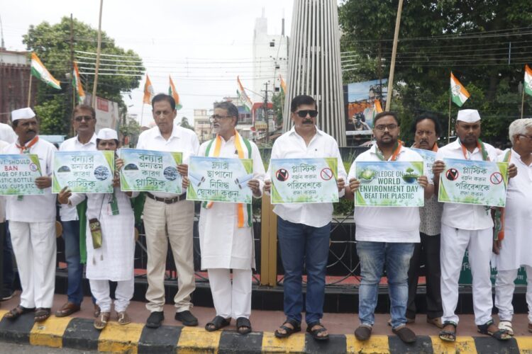 Tripura Congress Marks World Environment Day, Calls for Action Against Plastic Pollution