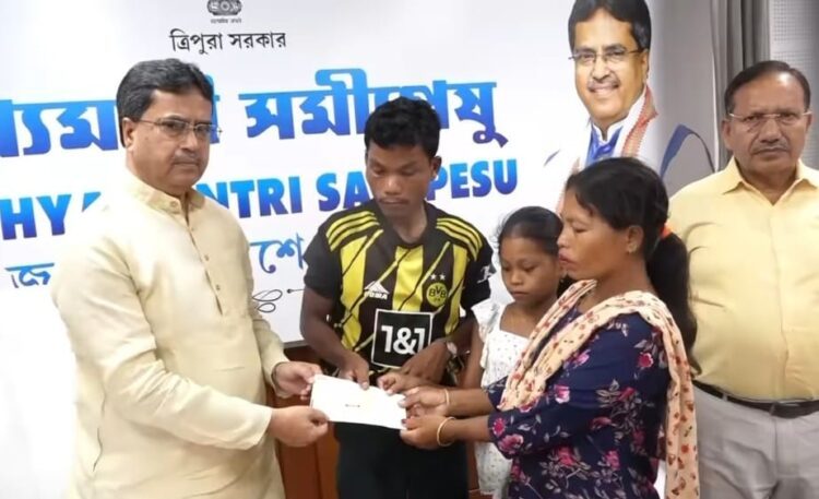 Tripura CM Grants Aid to Drowning Victims’ Families, Holds 45th ‘Samipeshu’