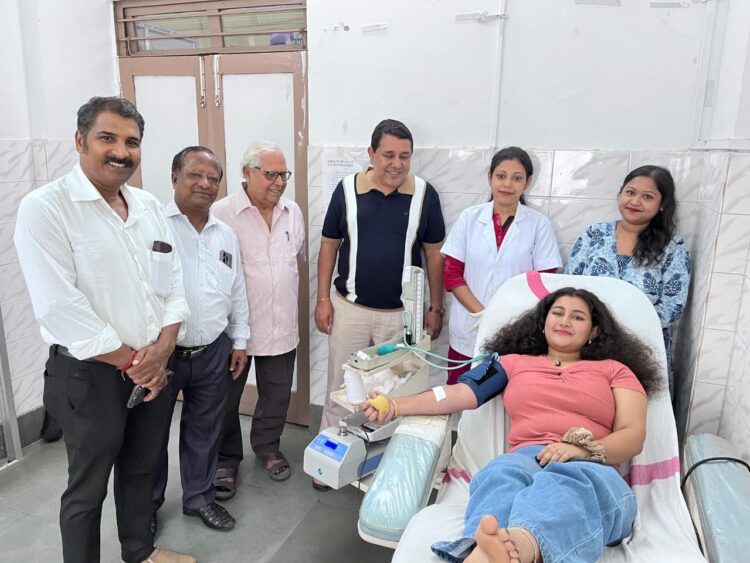 A Legacy of Life: Father and Daughters Celebrate World Blood Donor Day with Selfless Act in Agartala