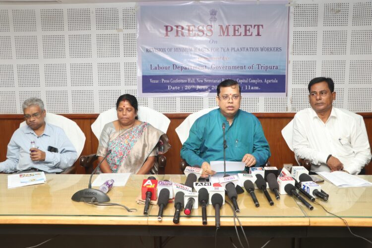 Tripura Government Approves 16% Wage Hike for Tea Garden Workers
