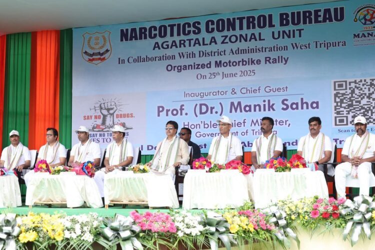 Tripura CM Reaffirms Zero Tolerance on Drug Trafficking at Anti-Drug Event