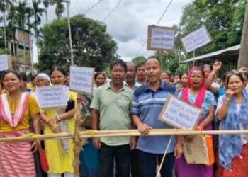 Violent Clash Over ST Girls’ Hostel Construction Triggers Protests in Khowai District