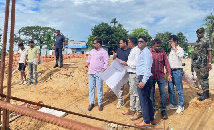 Minister Sushanta Chowdhury Reviews Key Infrastructure Projects in Jirania