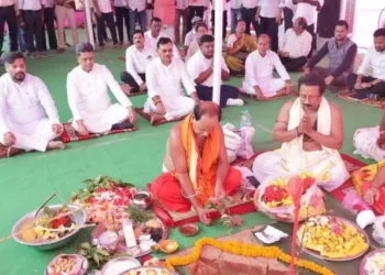 Tripura CM Lays Foundation Stone for ’51 Shaktipeeth Park’ in Udaipur