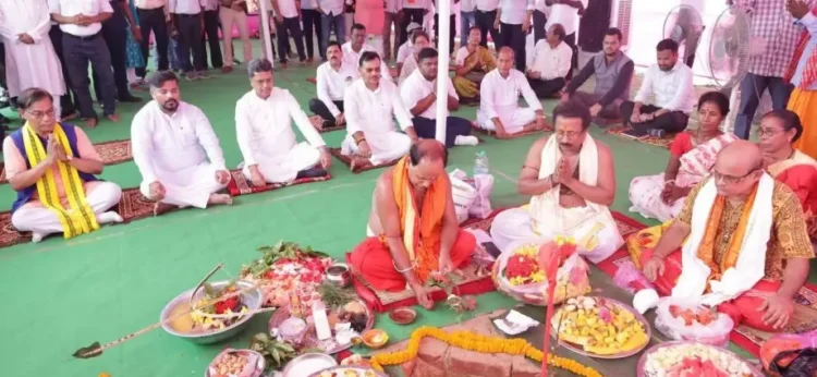 Tripura CM Lays Foundation Stone for ’51 Shaktipeeth Park’ in Udaipur