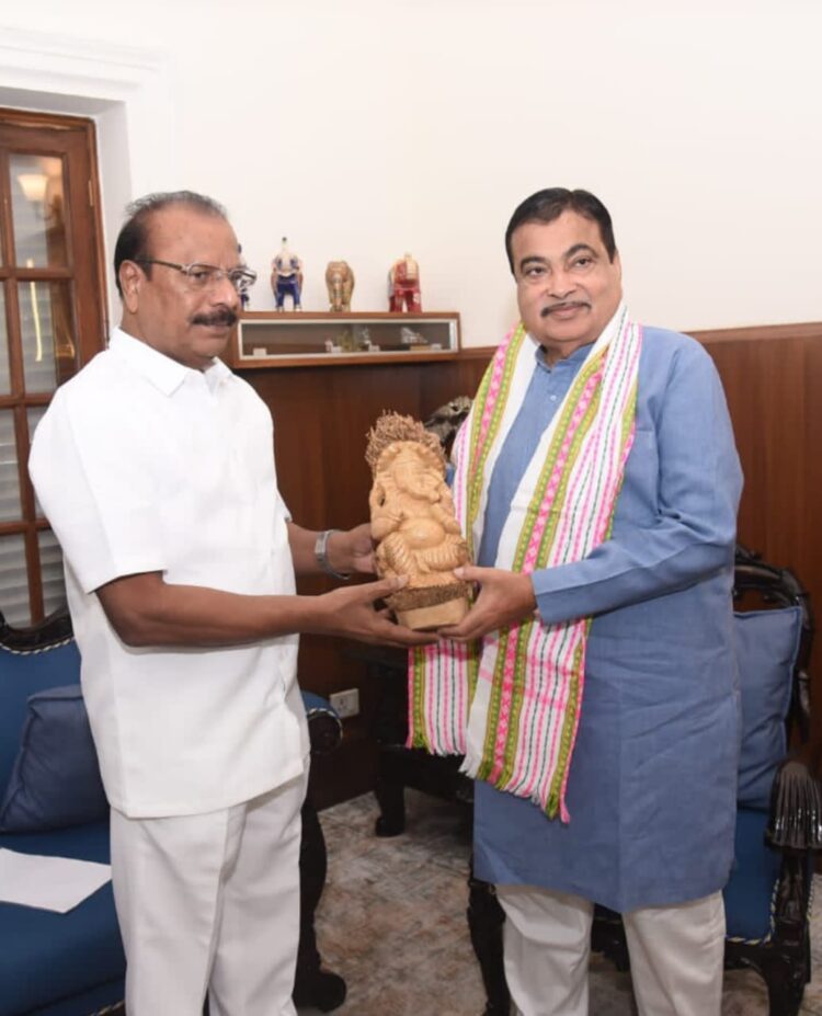 Governor Indra Sena Reddy Meets Union Minister Nitin Gadkari in Delhi