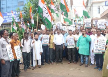 Congress Stages Protests in Udaipur and Kumarghat Against Power Tariffs, Smart Meters, and Political Violence in Tripura