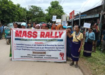 Bru Refugees Rally in North Tripura, Submit Three-Point Demand Charter
