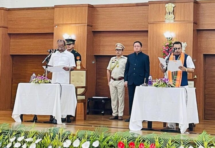 Kishore Burman Takes Oath as New Tripura Cabinet Minister