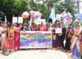 Members of the LGBT community participated in a colorful rally on the city streets.